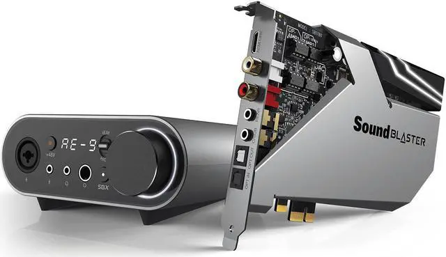 Main image of Creative Labs Sound Blaster AE-9 PCIe Sound Card With Audio Control Module