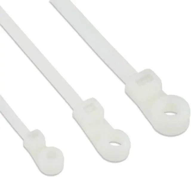 Main image of Eyelet Nylon Zip Ties - 30Cm, 100 Pack