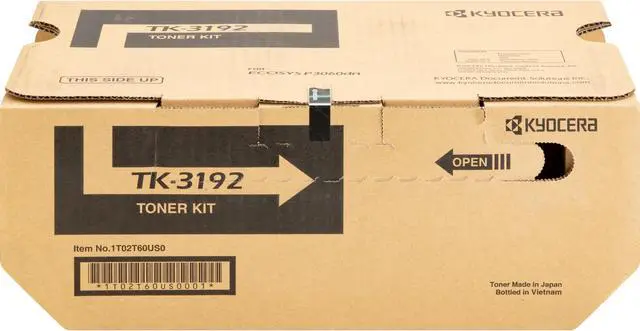 Main image of Kyocera TK-3192 Original Toner Cartridge - Black (1t02t60us0)
