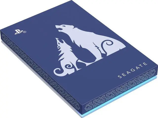 Alt view image 2 of 14 - Seagate - Game Drive for PlayStation Consoles God of War Ragnarök LE 2TB External USB 3.0 Hard Drive