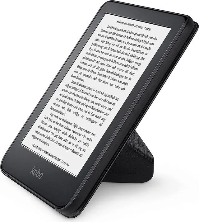 Alt view image 3 of 8 - Kobo Clara 2E Sleepcover with Stand - Black