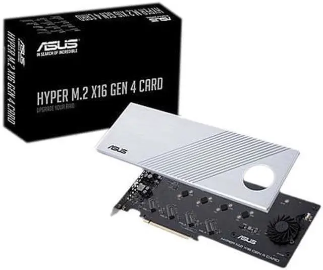 Main image of Asus HYPER M.2 X16 GEN 4 CARD Hyper M.2 x16 Gen 4 Card (PCIe 4.0/3.0)