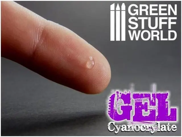 Alt view image 3 of 3 - Green Stuff World Cyanoacrylate Super Glue Adhesive 20gr. - Gel Formula 9223