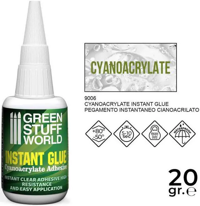 Main image of Green Stuff World Cyanoacrylate Super Glue Adhesive 20gr. 9006