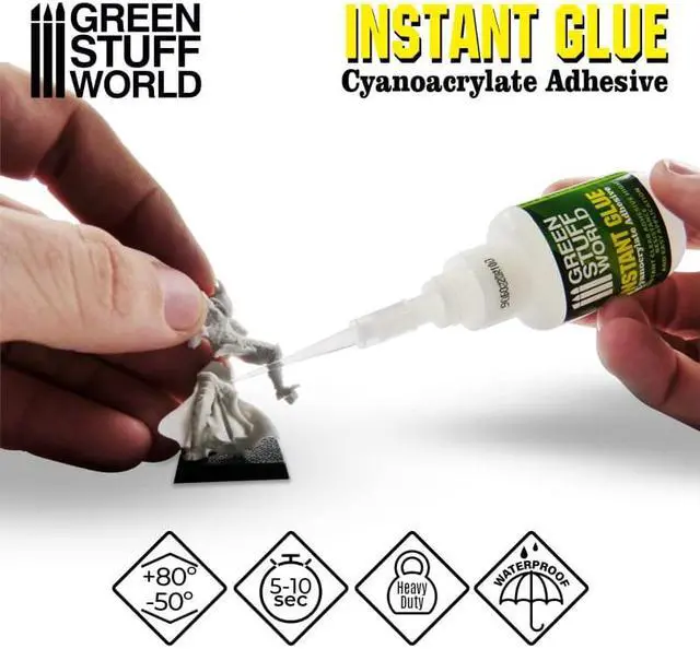 Alt view image 2 of 2 - Green Stuff World Cyanoacrylate Super Glue Adhesive 20gr. 9006