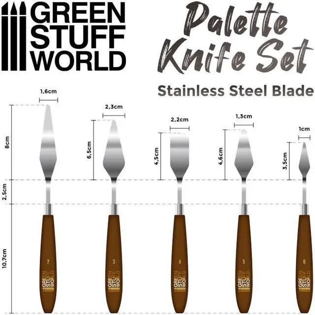 Alt view image 2 of 2 - Green Stuff World Palette knife - Modeling Spatulas Tools 3105