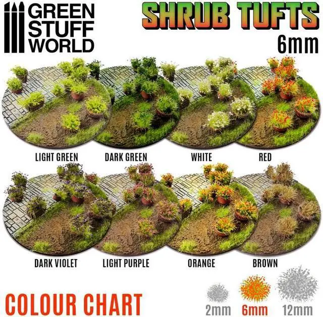 Alt view image 2 of 2 - Green Stuff World Shrub Tufts - 6mm self-adhesive - Dark Violet 10743
