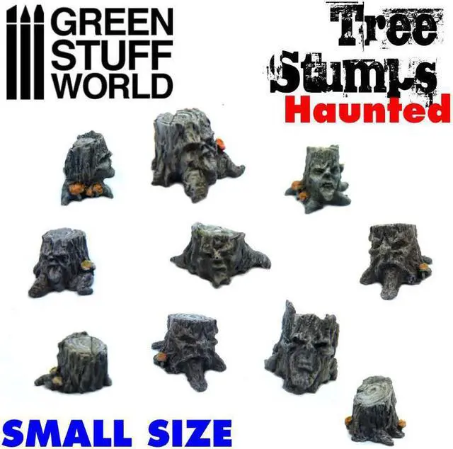 Main image of Green Stuff World Small Haunted Tree Stumps 1686