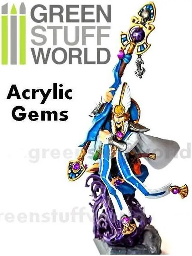 Alt view image 2 of 4 - Green Stuff World Micro Acrylic Gems - 1mm to 2.5mm 1033