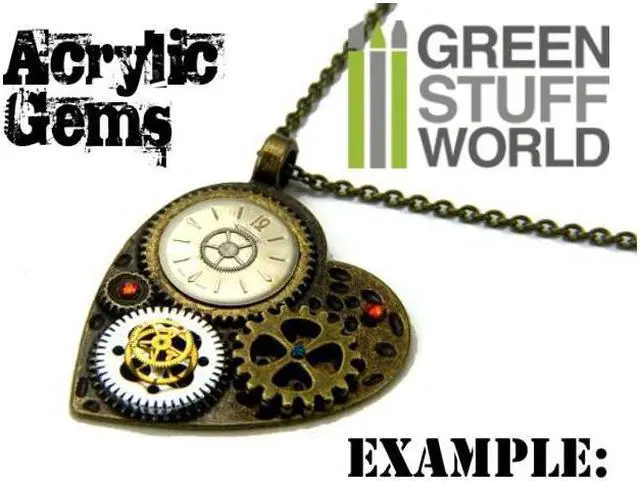 Alt view image 3 of 4 - Green Stuff World Micro Acrylic Gems - 1mm to 2.5mm 1033