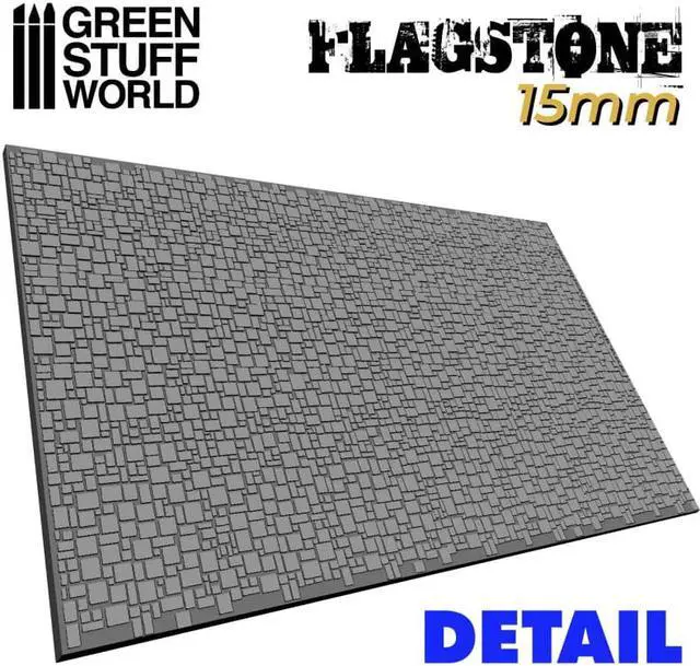 Alt view image 2 of 2 - Green Stuff World Rolling Pin Flagstone 15mm 2950
