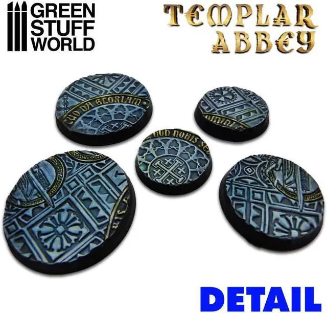 Alt view image 3 of 3 - Green Stuff World Rolling Pin - Templar Abbey 2987