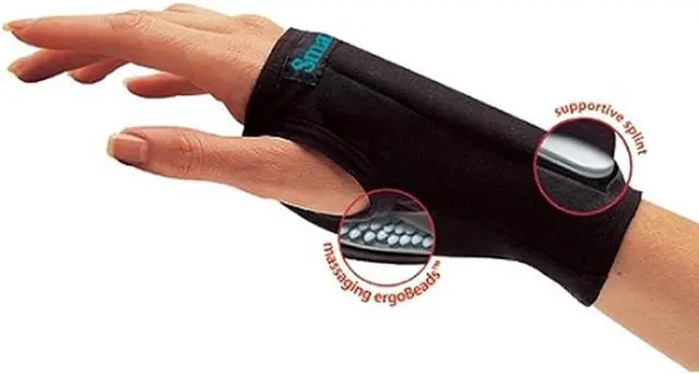 Alt view image 2 of 13 - Imak SmartGlove Wrist Wrap Small Black A20125