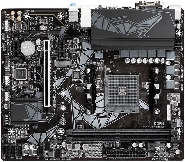 Alt view image 6 of 8 - Gigabyte B550M Gaming AMD B550 Motherboard Socket AM4