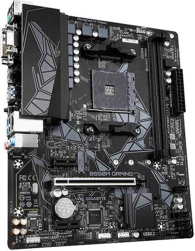 Alt view image 7 of 8 - Gigabyte B550M Gaming AMD B550 Motherboard Socket AM4
