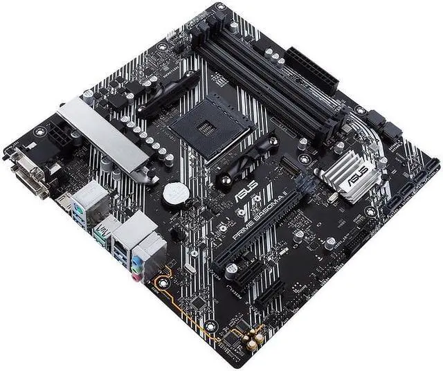 Alt view image 3 of 10 - ASUS Prime B450M-A II AM4 AMD B450 SATA 6Gb/s Micro ATX AMD Motherboard