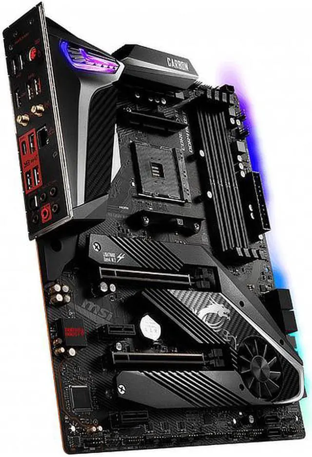 Alt view image 5 of 16 - MSI MPG X570 GAMING PRO CARBON WIFI Motherboard (AMD AM4, DDR4, PCIe 4.0, SATA 6Gb/s, M.2, USB 3.2 Gen 2, AX Wi-Fi 6, HDMI, ATX)