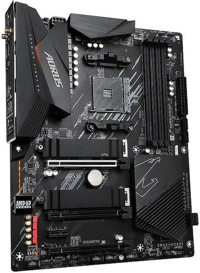 Alt view image 3 of 10 - GIGABYTE B550 AORUS ELITE AX V2 AM4 AMD B550 SATA 6Gb/s ATX AMD Motherboard