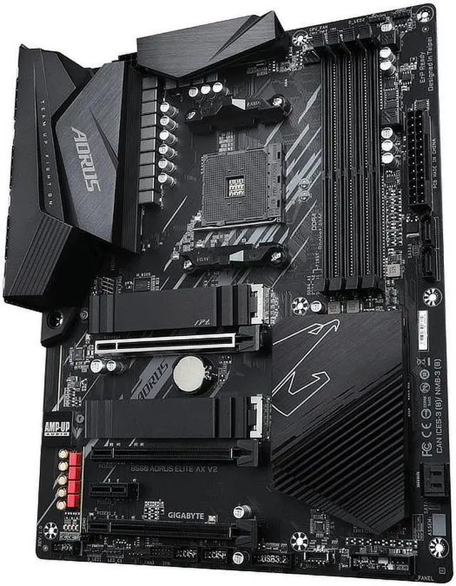 Alt view image 4 of 10 - GIGABYTE B550 AORUS ELITE AX V2 AM4 AMD B550 SATA 6Gb/s ATX AMD Motherboard