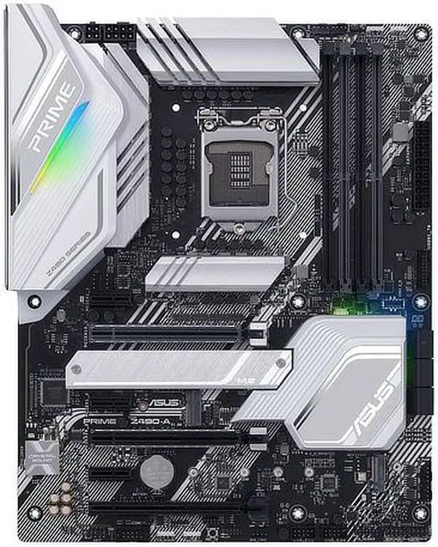 Alt view image 3 of 8 - ASUS PRIME Z490-A (90MB1390-M0EAY0) LGA 1200 Intel Z490 SATA 6Gb/s ATX Intel Motherboard