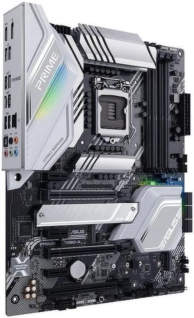 Alt view image 4 of 8 - ASUS PRIME Z490-A (90MB1390-M0EAY0) LGA 1200 Intel Z490 SATA 6Gb/s ATX Intel Motherboard