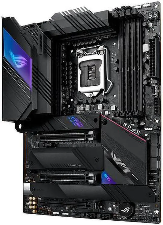 Alt view image 4 of 8 - ASUS ROG STRIX Z590-E GAMING WIFI LGA 1200 Intel Z590 DDR4 ATX Motherboard (90MB1640-M0EAY0)