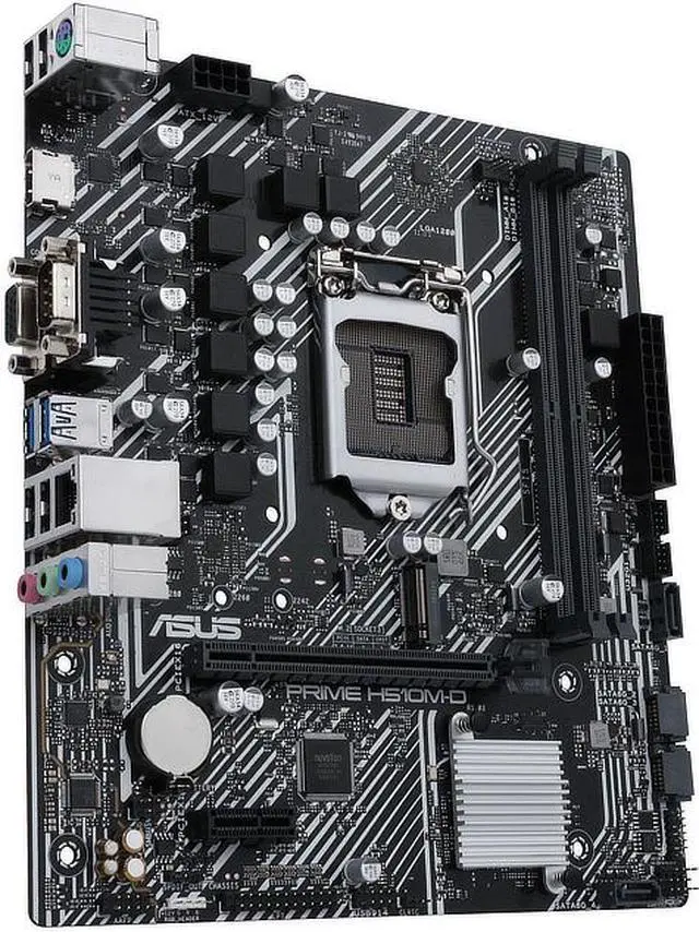 Alt view image 9 of 12 - ASUS PRIME H510M-D Intel H510 LGA 1200 Micro ATX DDR4-SDRAM Motherboard