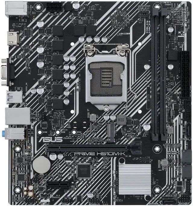Alt view image 6 of 14 - ASUS PRIME H510M-K Intel H510 LGA 1200 Micro ATX Motherboard