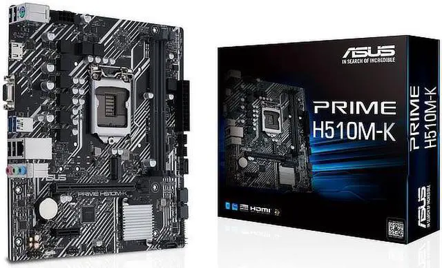 Alt view image 11 of 14 - ASUS PRIME H510M-K Intel H510 LGA 1200 Micro ATX Motherboard
