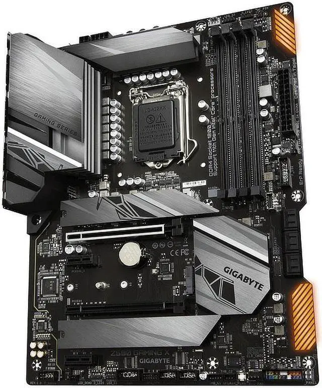 Alt view image 8 of 10 - Gigabyte Z590 GAMING X Intel Z590 Express LGA 1200 ATX DDR4-SDRAM Motherboard