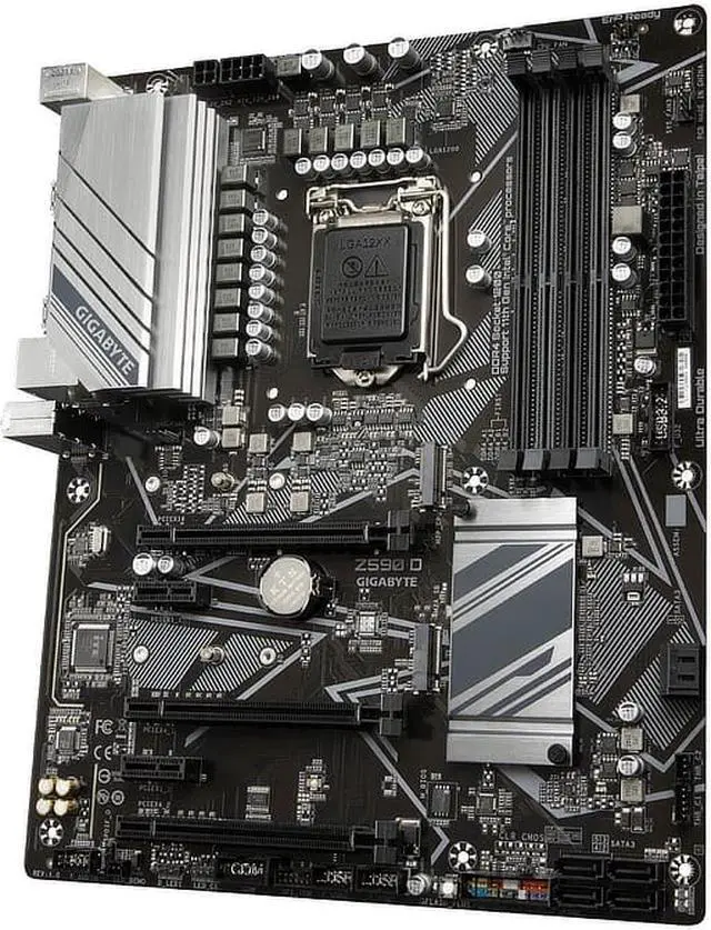Alt view image 7 of 10 - Gigabyte Z590 D Intel Z590 Express LGA 1200 ATX DDR4-SDRAM Motherboard