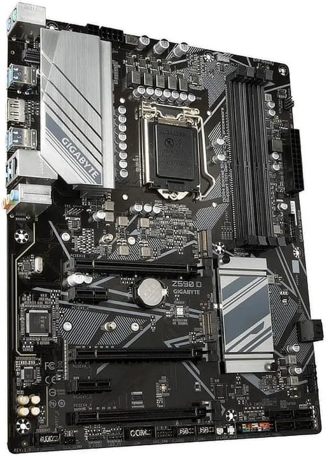Alt view image 8 of 10 - Gigabyte Z590 D Intel Z590 Express LGA 1200 ATX DDR4-SDRAM Motherboard