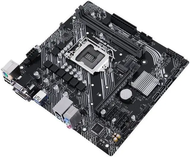 Alt view image 2 of 5 - ASUS PRIME B460M-K LGA 1200 Intel B460 DDR4 Micro ATX Motherboard (90MB1400-M0EAY0)