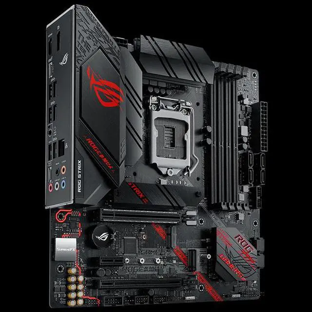 Alt view image 2 of 7 - ASUS ROG STRIX B460-G GAMING LGA 1200 Intel B460 DDR4 Micro ATX Motherboard (90MB1460-M0EAY0)