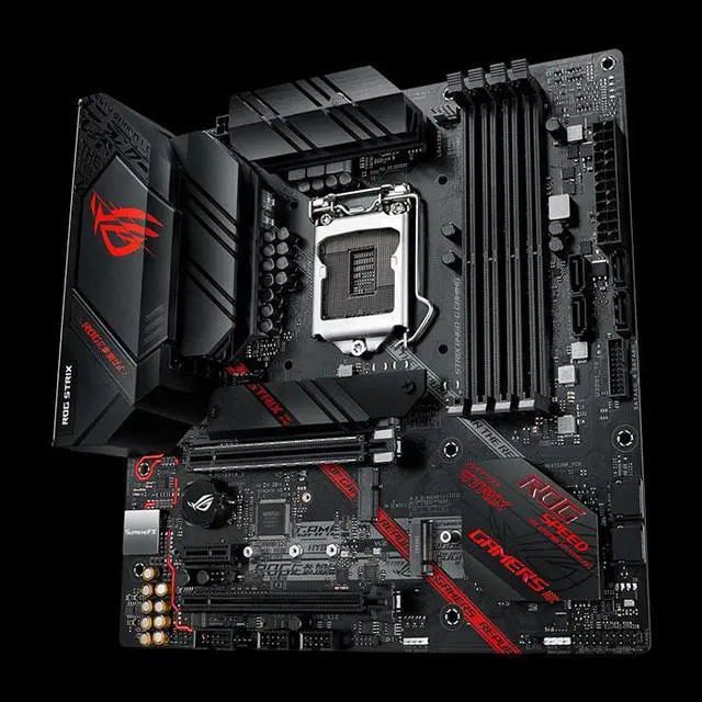 Alt view image 5 of 7 - ASUS ROG STRIX B460-G GAMING LGA 1200 Intel B460 DDR4 Micro ATX Motherboard (90MB1460-M0EAY0)