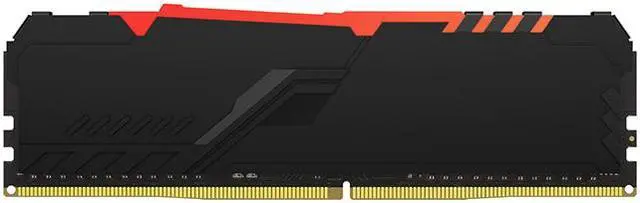 Alt view image 4 of 14 - Kingston FURY Beast RGB 128GB (4 x 32GB) 288-pin DIMM DDR4 3200 MHz CL16 RGB LED Memory (KF432C16BBAK4/128)