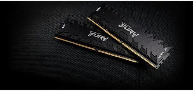 Alt view image 7 of 10 - Kingston FURY Renegade 16GB (2 x 8GB) 288-pin DIMM DDR4 4800 MHz CL19 Black Memory (KF448C19RBK2/16)