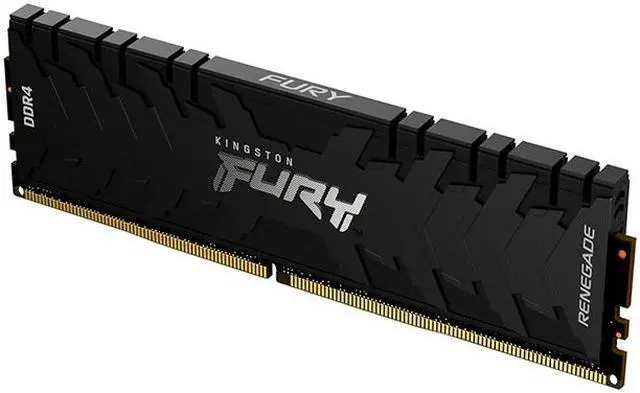 Alt view image 2 of 10 - Kingston FURY Renegade 16GB (2 x 8GB) 288-pin DIMM DDR4 4800 MHz CL19 Black Memory (KF448C19RBK2/16)