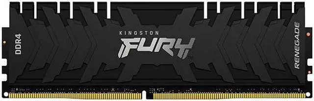 Alt view image 4 of 10 - Kingston FURY Renegade 16GB (2 x 8GB) 288-pin DIMM DDR4 4800 MHz CL19 Black Memory (KF448C19RBK2/16)