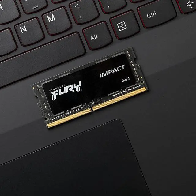 Alt view image 7 of 13 - Kingston FURY Impact 32GB (1 x 32GB) 260-pin SO-DIMM DDR4 2666 MHz CL16 Black Memory (KF426S16IB/32)