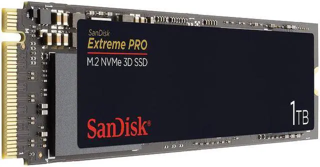 Alt view image 16 of 20 - SanDisk Extreme PRO M.2 PCIe NVMe 3D 1TB Internal Solid State Drive (SDSSDXPM2-1T00-G25)