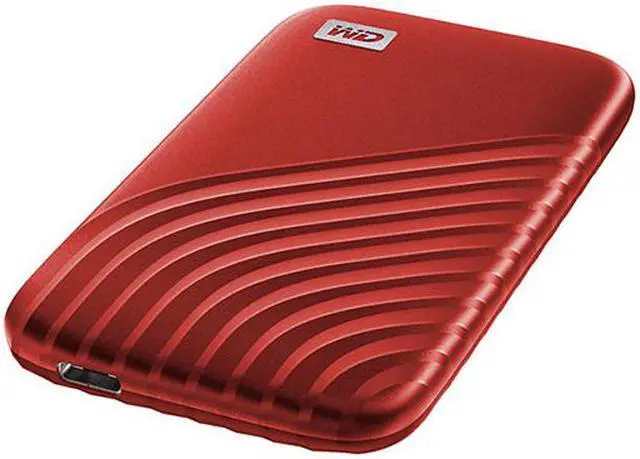 Alt view image 4 of 7 - Sandisk My Passport Red Portable 500GB USB 3.2 1050MB/s External SSD (WDBAGF5000ARD-WESN)