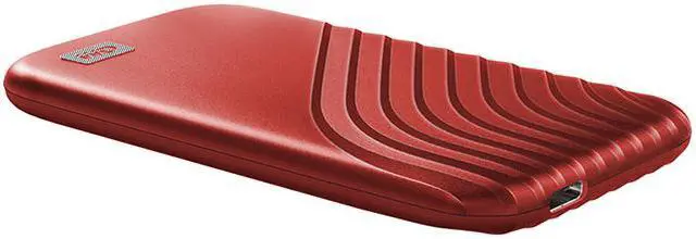 Alt view image 5 of 7 - Sandisk My Passport Red Portable 500GB USB 3.2 1050MB/s External SSD (WDBAGF5000ARD-WESN)