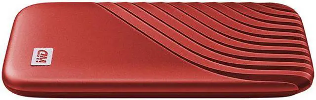 Alt view image 6 of 7 - Sandisk My Passport Red Portable 500GB USB 3.2 1050MB/s External SSD (WDBAGF5000ARD-WESN)