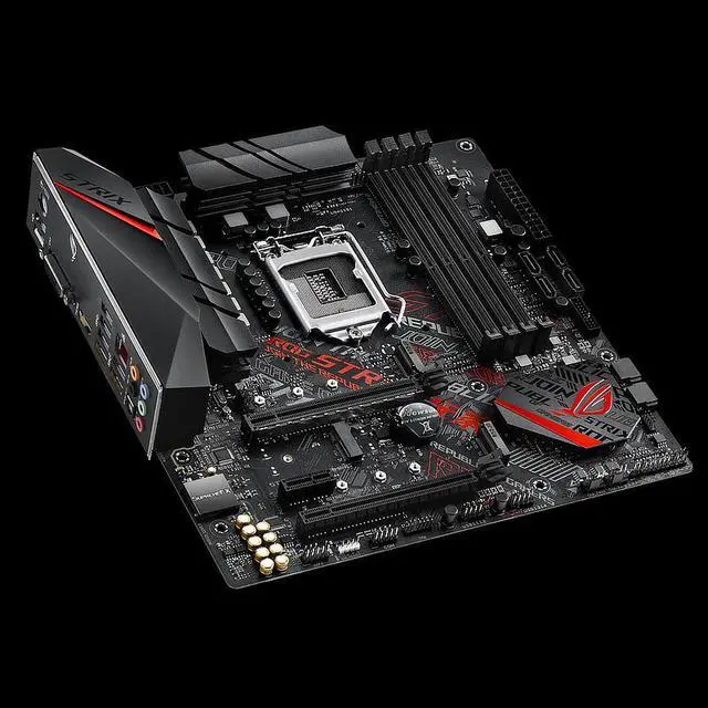 Alt view image 3 of 6 - ROG STRIX B365-G GAMING LGA 1151 Intel B365 DDR4 Micro ATX Motherboard (90MB11G0-M0EAY0)