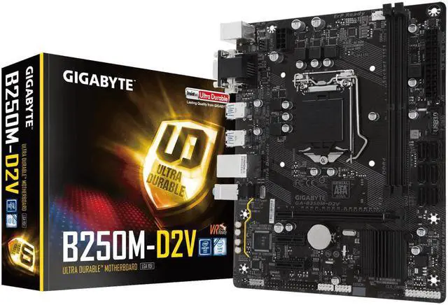 Alt view image 3 of 5 - B250M LGA1151 DDR4 ATX Motherboard