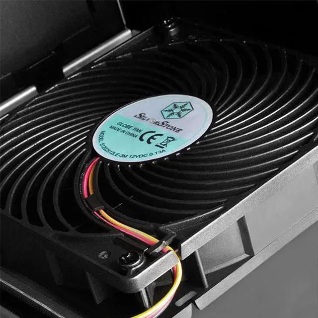 Alt view image 5 of 8 - SilverStone Case Storage Series SST-CS01B-HS Black Aluminum Outer Shell, Steel Body Mini-ITX Computer Case SFX / SFX-L Power Supply