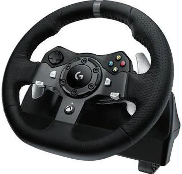 Alt view image 3 of 6 - G920 Xbox One Wired Black Steering Wheel & Pedals