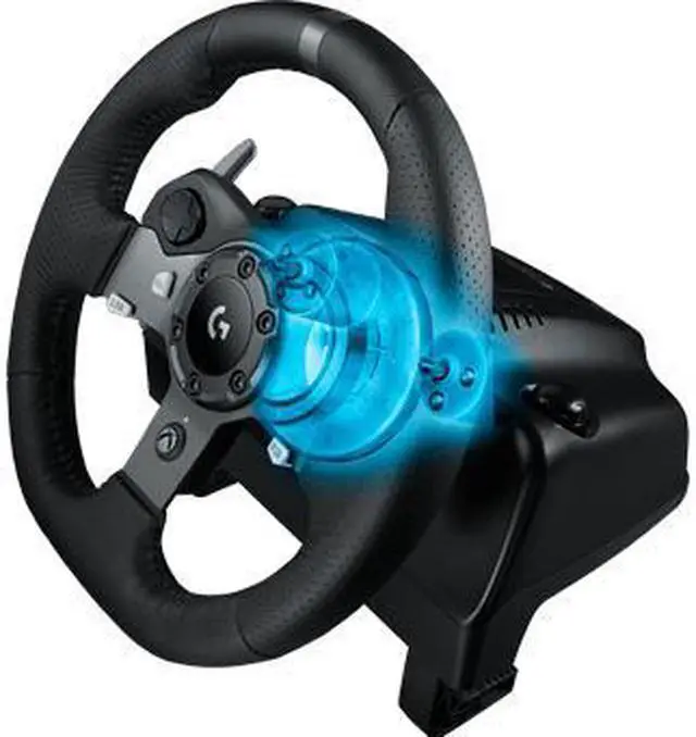 Alt view image 5 of 6 - G920 Xbox One Wired Black Steering Wheel & Pedals