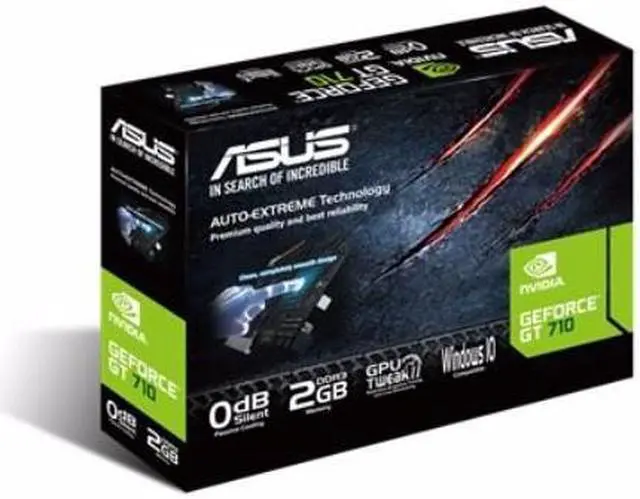 Alt view image 5 of 5 - ASUS GeForce GT 710 90YV0943-M0NA00 2GB DDR3 PCI Express 2.0 Video Card